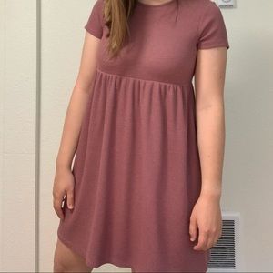 Waffle Texture Cozy Dress